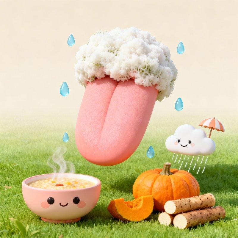 苔白厚腻别忽视,可能是脾胃在“报警”