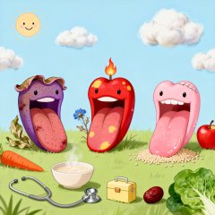 舌头异常暗示身体健康问题，肝郁内热脾虚调理指南