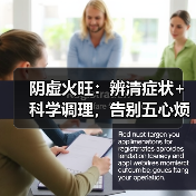 阴虚火旺：辨清症状+科学调理，告别五心烦热与盗汗（图3）