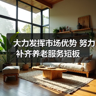 大力发挥市场优势 努力补齐养老服务短板（图2）