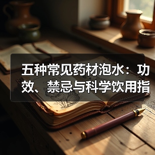 五种常见药材泡水：功效、禁忌与科学饮用指南（图3）