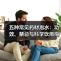 五种常见药材泡水：功效、禁忌与科学饮用指南（图1）