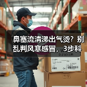 鼻塞流清涕出气烫？别乱判风寒感冒，3步科学鉴别+应对（图3）