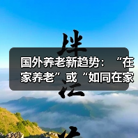 国外养老新趋势：“在家养老”或“如同在家养老”（图3）