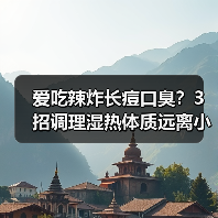 爱吃辣炸长痘口臭？3招调理湿热体质远离小毛病（图1）