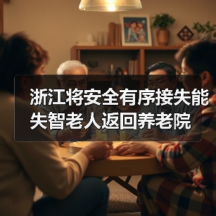 浙江将安全有序接失能失智老人返回养老院（图4）