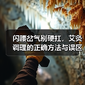 闪腰岔气别硬扛，艾灸调理的正确方法与误区（图2）