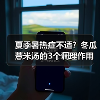 夏季暑热症不适？冬瓜薏米汤的3个调理作用助你轻松度夏（图2）