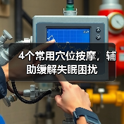 4个常用穴位按摩，辅助缓解失眠困扰（图1）
