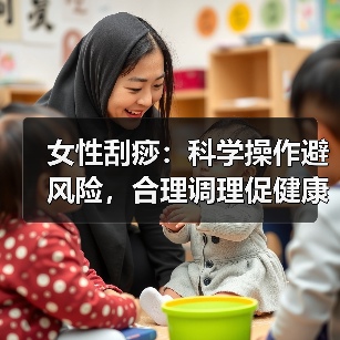 女性刮痧：科学操作避风险，合理调理促健康（图1）