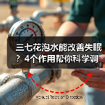 三七花泡水能改善失眠？4个作用帮你科学调理（图2）