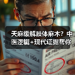 天麻缓解肢体麻木？中医逻辑+现代证据帮你科学用对（图2）