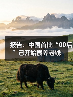 报告：中国首批“00后”已开始攒养老钱（图3）