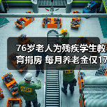 76岁老人为残疾学生教育捐房 每月养老金仅1700多元(图3) 76岁老人为残疾学生教育捐房 每月养老金仅1700多元(图3)
