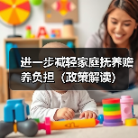 进一步减轻家庭抚养赡养负担(政策解读)(图3) 进一步减轻家庭抚养赡养负担(政策解读)(图3)
