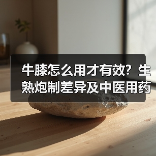 牛膝怎么用才有效?生熟炮制差异及中医用药指南(图3) 牛膝怎么用才有效?生熟炮制差异及中医用药指南(图3)