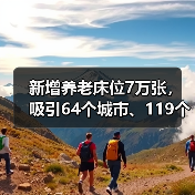 新增养老床位7万张，吸引64个城市、119个项目参与 养老开启普惠模式（图3）