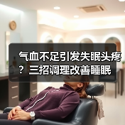 气血不足引发失眠头疼？三招调理改善睡眠（图1）