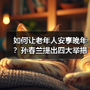 如何让老年人安享晚年?孙春兰提出四大举措(图4) 如何让老年人安享晚年?孙春兰提出四大举措(图4)