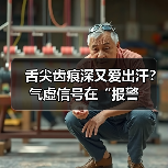 舌尖齿痕深又爱出汗?气虚信号在“报警(图1) 舌尖齿痕深又爱出汗?气虚信号在“报警(图1)