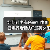 如何让老有所养？中国普惠养老助力