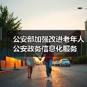 公安部加强改进老年人公安政务信息化服务(图1) 公安部加强改进老年人公安政务信息化服务(图1)