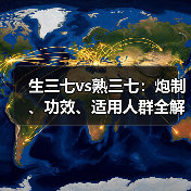 生三七vs熟三七:炮制、功效、适用人群全解析(图3) 生三七vs熟三七:炮制、功效、适用人群全解析(图3)