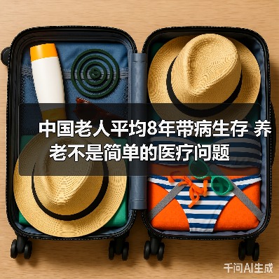 中国老人平均8年带病生存 养老不是简单的医疗问题（图3）