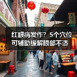红眼病发作?5个穴位可辅助缓解眼部不适(图3) 红眼病发作?5个穴位可辅助缓解眼部不适(图3)