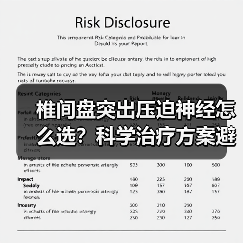 椎间盘突出压迫神经怎么选？科学治疗方案避坑指南（图1）
