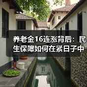 养老金16连涨背后：民生保障如何在紧日子中实现