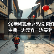 90后初现养老恐慌 网红主播一边整容一边买养老保险(图1) 90后初现养老恐慌 网红主播一边整容一边买养老保险(图1)